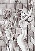 Sex slaves - she closes her eyes and struggles to take a huge penis deep into her mouth by Leandro